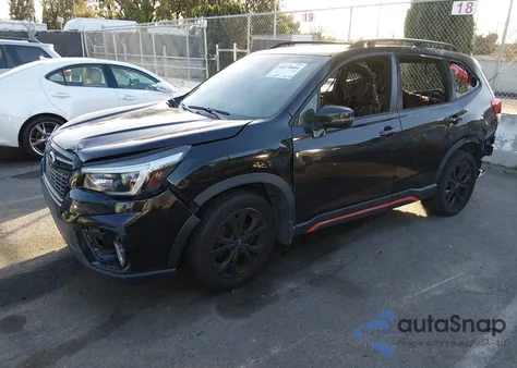 2021 Subaru Forester Sport из США, поврежденный, VIN JF2SKARC2MH483876